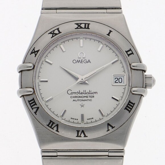 WATCH OMEGA 1502-30 Constellation white SS QZ - Picture 1 of 8